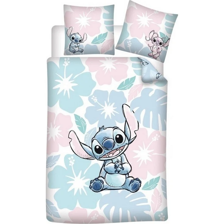 Lilo & Stitch Bettwäsche-Set Bettbezug 140 cm x 200 cm Kopfkissenbezugs 65 cm x 65 cm – Bild 4