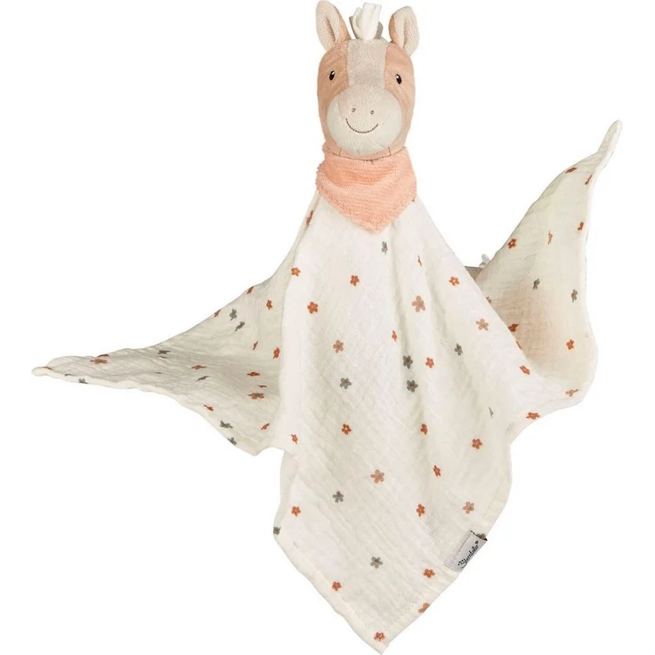 Sterntaler Schmusetuch L Pferd Sunny - Baby Kuscheltuch aus weichem Stoff - Baby und Kinder Schnuffeltuch zum Kuscheln und Greifen - Kuscheltier für zu Hause & Unterwegs, ecru – Bild 3
