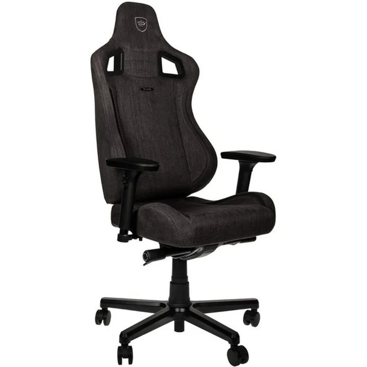 Noblechairs Epic TX Gaming Stuhl, Bürostuhl, Schreibtischstuhl, Atmungsaktives Textilgewebe, Kopf- und Lendenstütze, Entwickelt für Nutzer bis 120 kg, (Anthrazit, Textilgewebe) – Bild 4