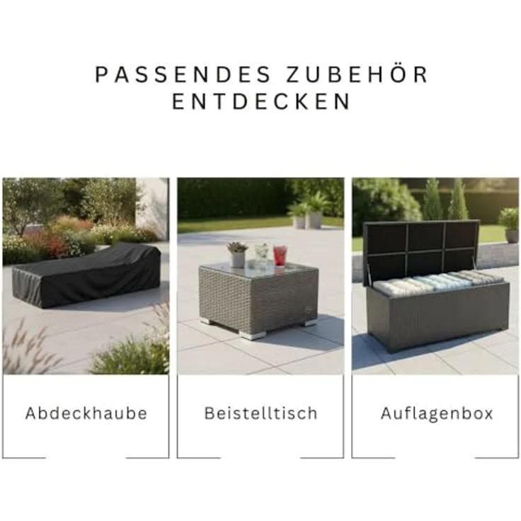 RS Trade Gartenliege Sonnenliege Verona High – Bild 9