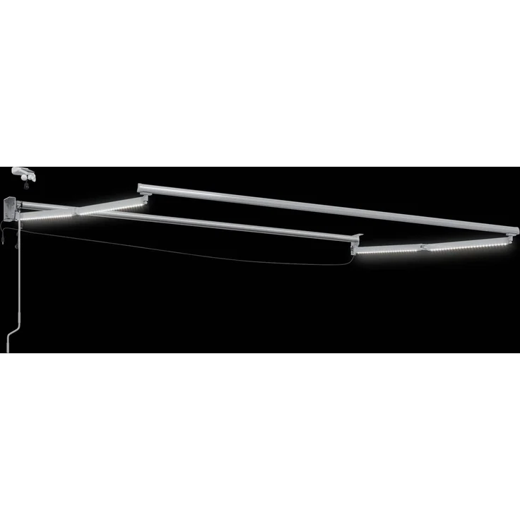 vidaXL Electric Awning Frame with LED and Wind Sensor 3 x 2 m Weiß 42024210 – Bild 4