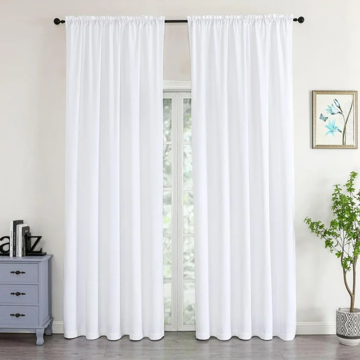 texpot Vorhang Samtvorhang 140 x 245 cm mit Kräuselband wasserabweisend (1 St), Kräuselband, verdunkelnd – Bild 1