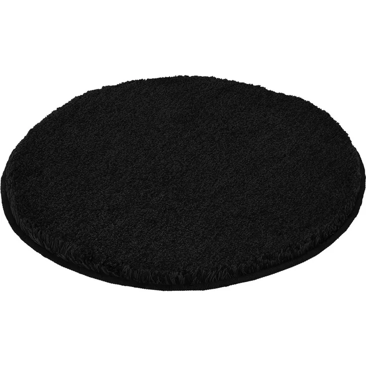 Kleine Wolke Badematte RELAX, Höhe 30 mm, rutschhemmend beschichtet, fußbodenheizungsgeeignet, Polyacryl, rund, Badteppich, Uni Farben, rechteckig, rund & als Set erhältlich