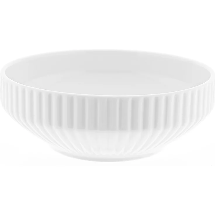 Borneo Tafelservice im Relief-Design - 27-teiliges Set aus Porzellan in Weiß – Bild 2