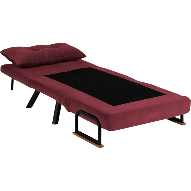 Dmora Dmor Sessel Quaoar Rot: Verstellbar mit Armlehnen – Bild 4