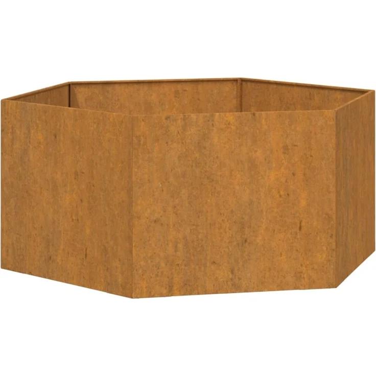 vidaXL Pflanzkübel Rostig 90x90x45 cm Cortenstahl 823676 – Bild 1