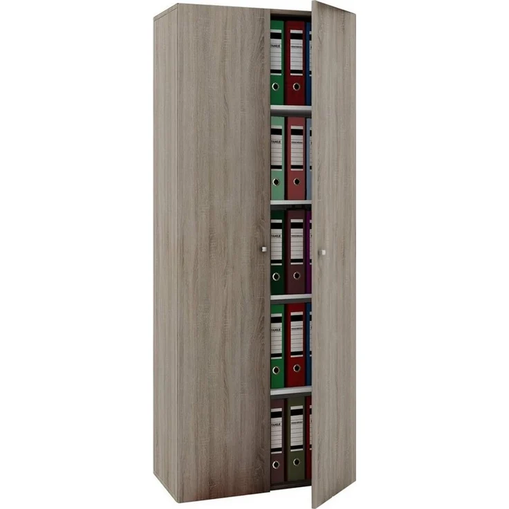 VCM Büroschrank Vandol 912226 Sonoma-Eiche (Sägerau) B. 70 x H. 178 x T. 40 cm – Bild 1