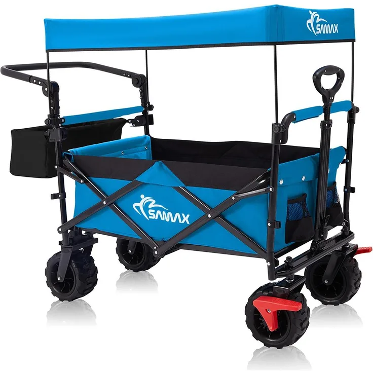 Samax 'Offroad' Klappollerwagen mit Dach, Blau