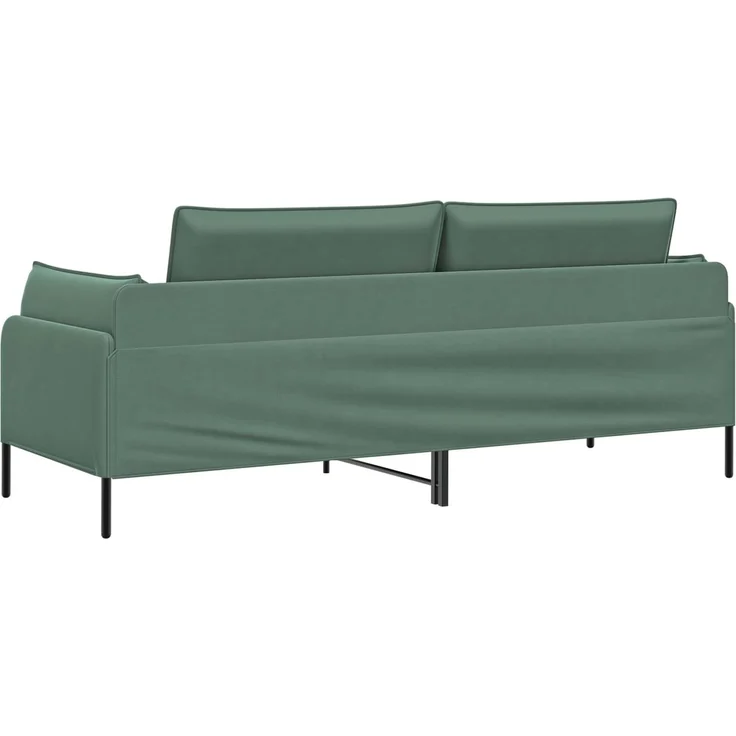 vidaXL 3-Sitzer-Sofa 3-Sitzer Meergrün 222 x 81 x 89 cm Samt 42048653 – Bild 5