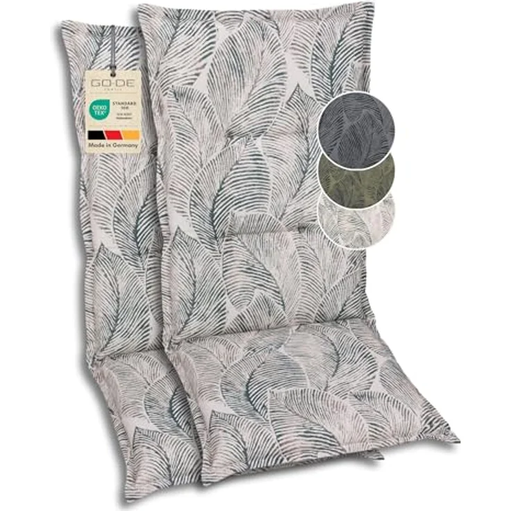 GO-DE Hochlehnerauflage, (Set, 2 St), 120x50 cm – Bild 2