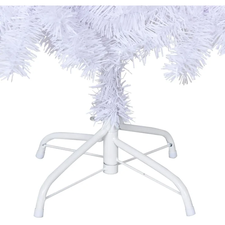 vidaXL Künstlicher Weihnachtsbaum mit Dicken Zweigen Weiß 210 cm PVC 321040 – Bild 4