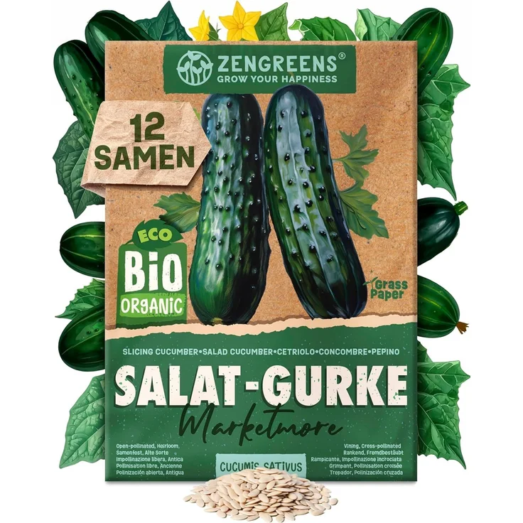 ZenGreens® - Bio Kräuter- & Gemüsesamen im 100er Set - 100 Kräuter- & Gemüse Samen für den einfachen Anbau im Garten, Balkon oder Hochbeet - Pflanzensamen - Saatgut – Bild 44