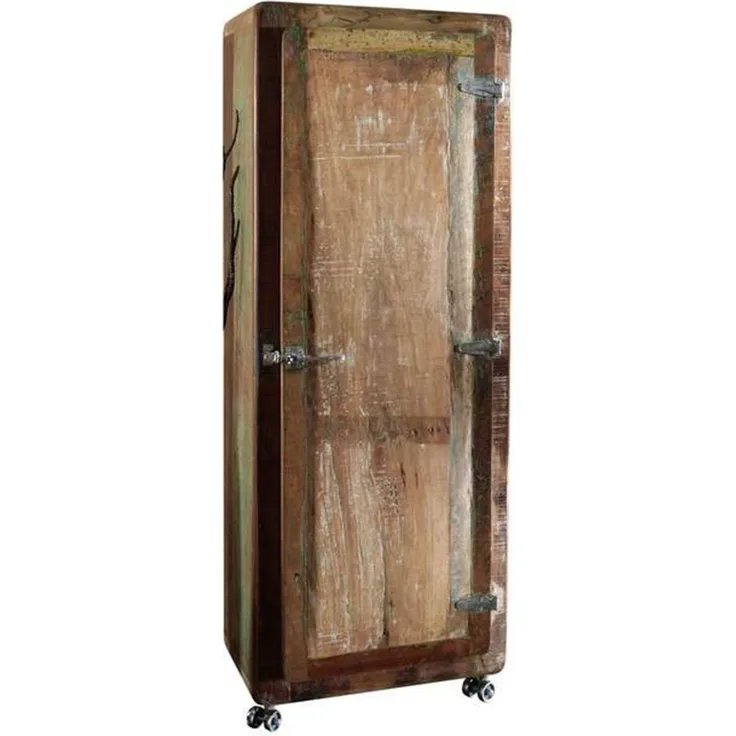 Schrank Altholz 60x48x165 mehrfarbig lackiert FREEZY #06