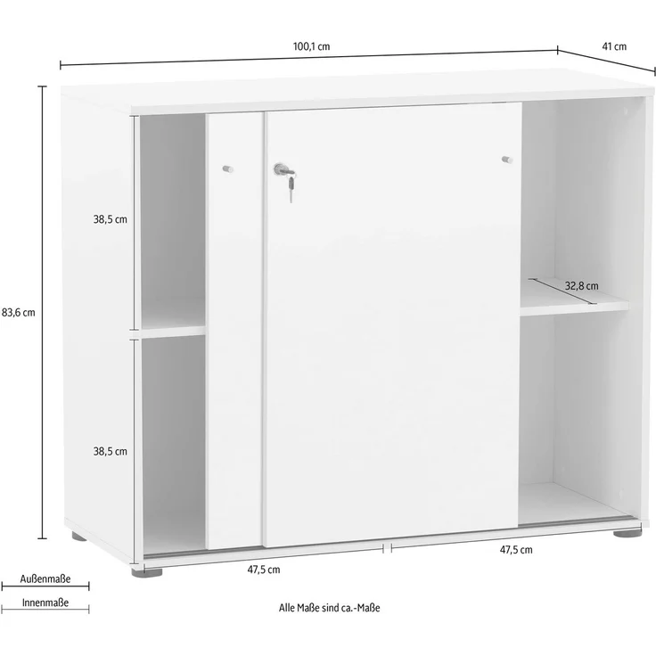 Schildmeyer Aktenschrank Serie 400 Breite 100 cm – Bild 2