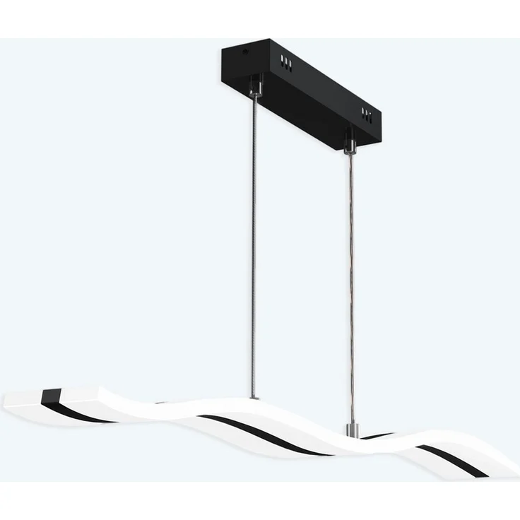 doporro LED Pendelleuchte dimmbar Hängeleuchte Esstisch mit Fernbedienung Höhenverstellbar – Bild 5