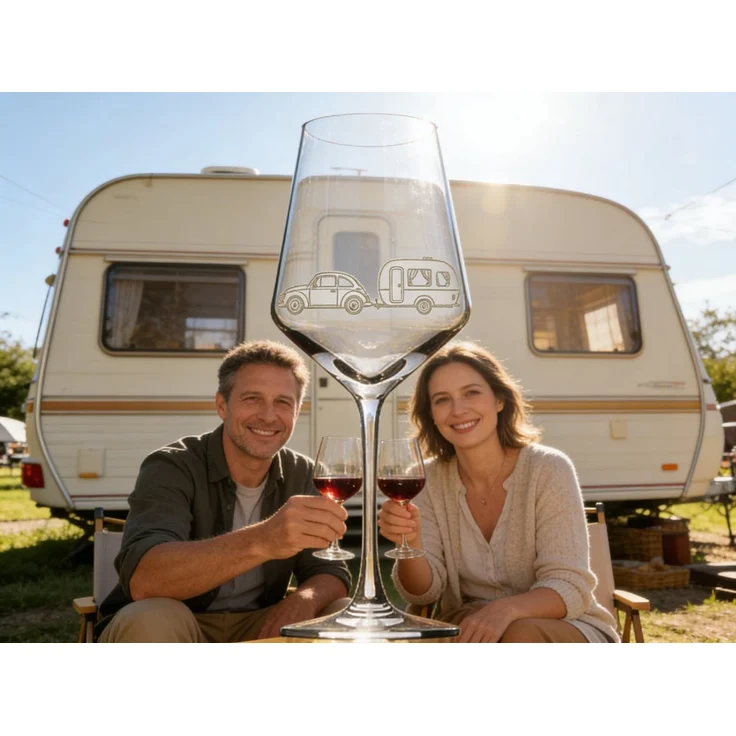 eXODA Weinglas Weinglas 350 ml mit Gravur für Weinliebhaber spülmaschinenfest, 1-tlg, Glas, Atemberaubende Darstellung – Bild 2