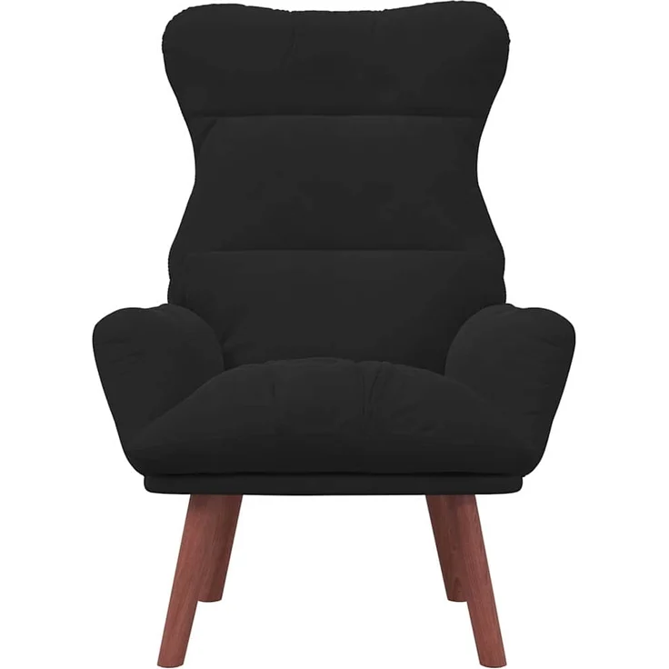 vidaXL Sessel Schwarz 69 x 74 x 93 cm Samt 42001840 – Bild 3