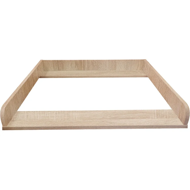 Shefa Kids Wickelaufsatz 800 für IKEA Kommoden (MALM, HEMNES, NORDLI), Eiche Dekor, 80x74cm – Bild 2