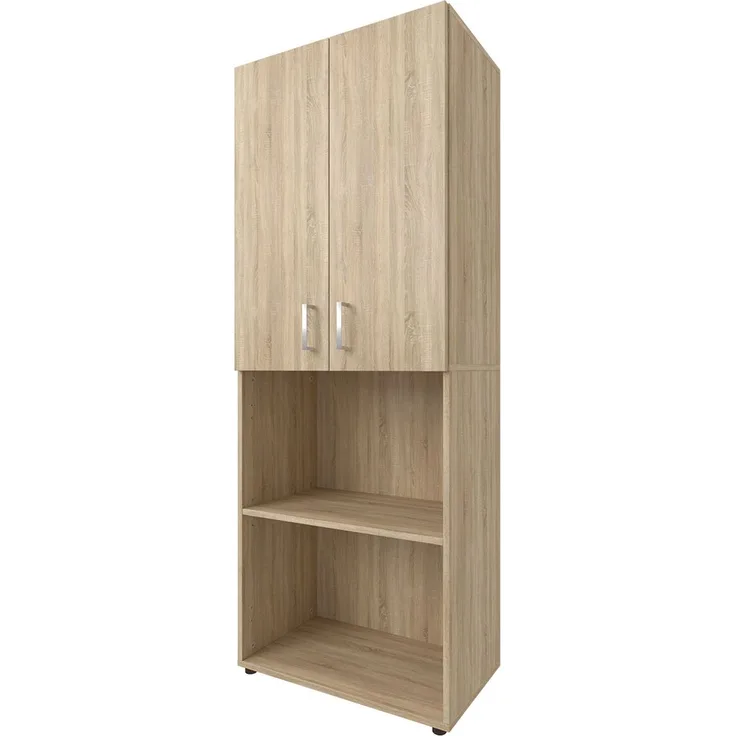 Aktenschrank >Trio< in Sonoma-Eiche - 57x154x34,5cm (BxHxT)