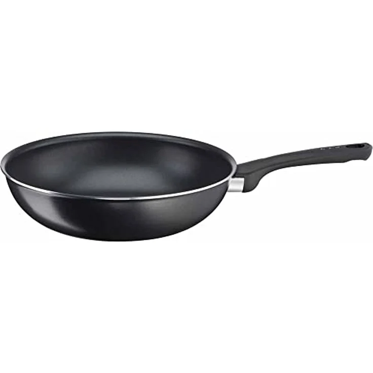 Tefal 'Day by Day' Wok mit Temperaturanzeiger, Aluminium schwarz, Ø 28 cm – Bild 2