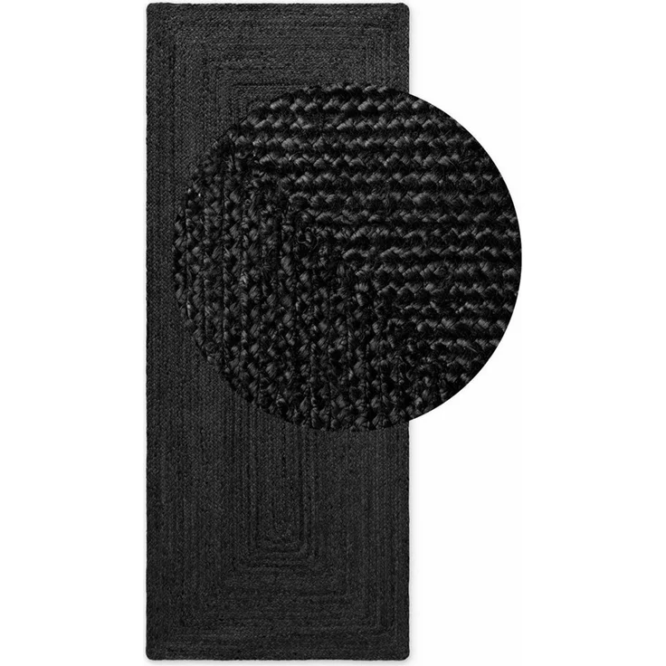 HANSE Home Teppich Juteteppich Teppich Juno, rechteckig, Höhe: 9 mm, Jute, Shape, Handgemacht, Wohnzimmerteppich, Naturteppich, Wohnzimmer – Bild 2