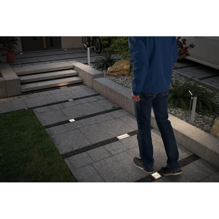 Paulmann No. 94238 Solar LED Bodeneinbauleuchte Aron 10x10 cm mit Bewegungsmelder – Bild 12