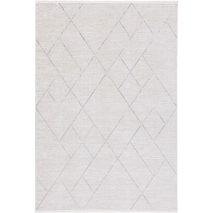 Koza Moonlight Grauer Teppich 80 x 300 cm Acryl Grau 88780494 [en. casa]