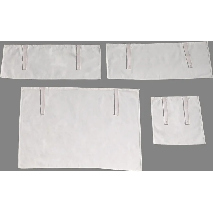 Vipack 'Charlotte' Vorhang Set creme/weiß