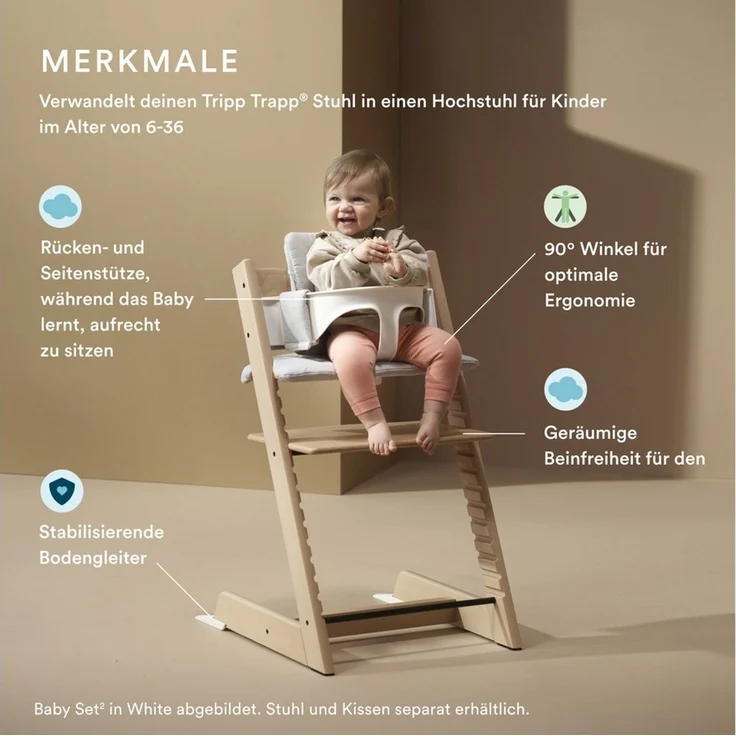 Stokke Hochstuhlaufsatz Baby Set² für den Hochstuhl Tripp Trapp von Stokke (ab ca. 6 Monaten) – Bild 1