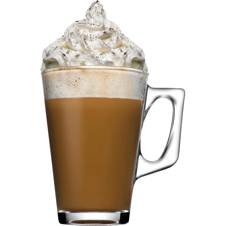Pasabahce, 2-er Set Vela Style 55201 Tee oder Kaffee Glastasse mit Henkel, ca. 250 ml Fassungsvermögen – Bild 4