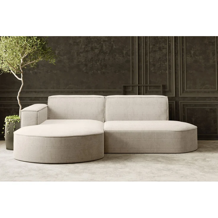 Kaiser Möbel Ecksofa Designer MODENA STUDIO L stoff Poso, Neve, Quelle – Bild 5