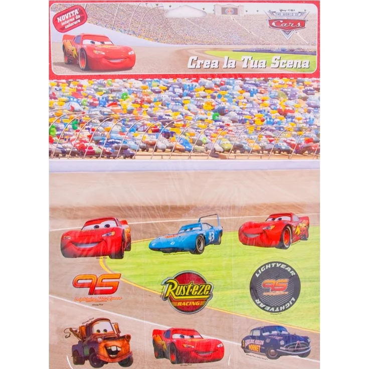 Nachtlicht, Kinderzimmer, blau, weiß, Cars Sticker, D 35cm – Bild 8