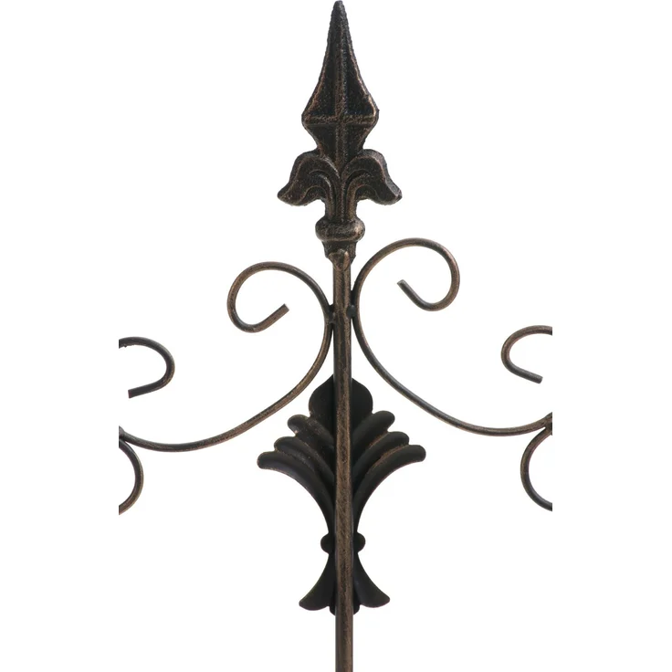 Rankgitter FALK 2er Set - 35x1x122cm, Metall, Bronze | Rankhilfe Kletterpflanzen Gartendekoration – Bild 3