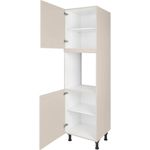 nobilia® Backofenumbauschrank "Laser", Ausrichtung wählbar, mit zwei zusätzlichen Türen, vormontiert, Breite/Höhe: 60/167,8 cm