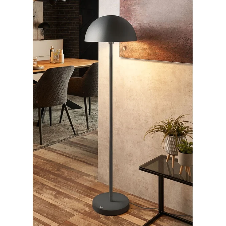 RGB LED Stehleuchte, dunkelgrau matt, Alu, H 145 cm – Bild 6