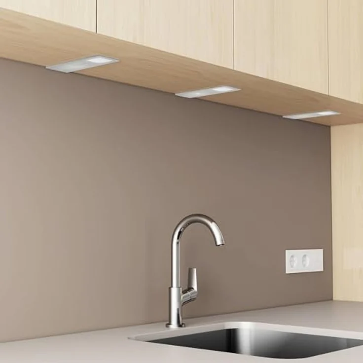 Arcchio Unterschrankleuchte Nortra, Enthalten, 3 x 5 W LED, universalweiß – Bild 5