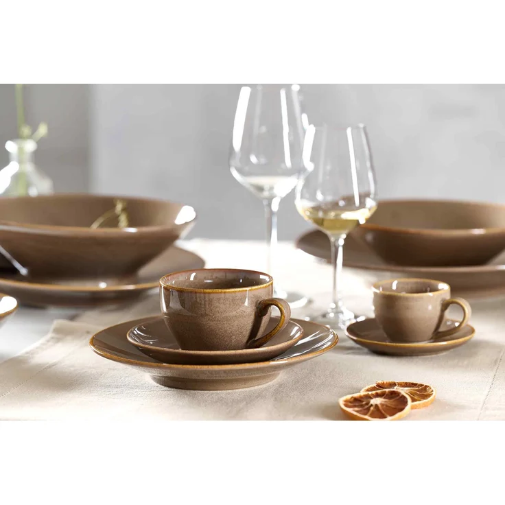Ritzenhoff & Breker Sahara Espressotasse 100 ml 6er Set - Dunkelbraun – Bild 3
