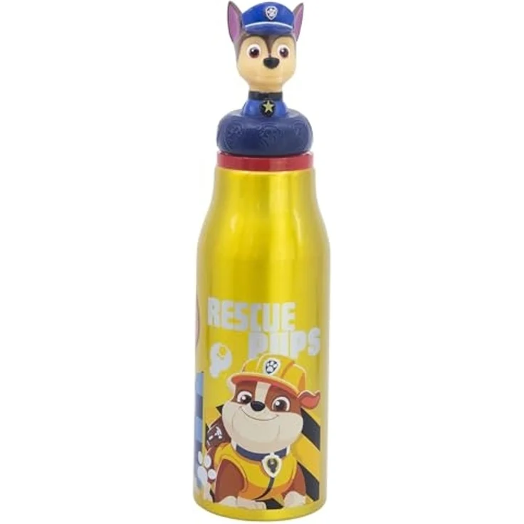 Paw Patrol Trinkflasche Aluminium, 690 ml, mit Sicherheitsverschluss – Bild 1