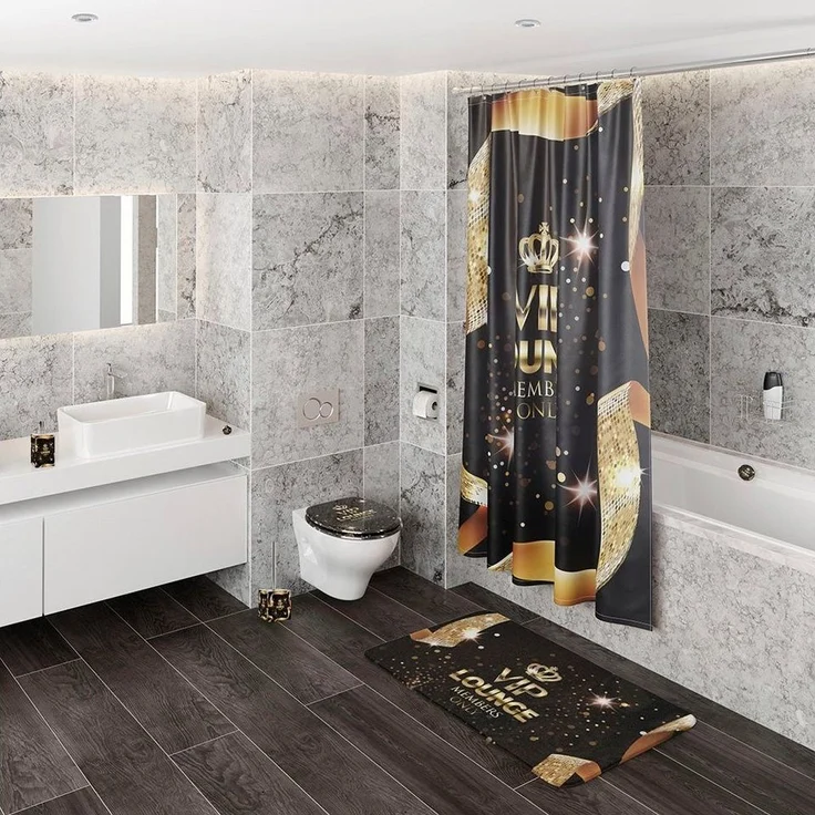 Sanilo Schaum-Badematte rund VIP-Lounge, Höhe 15 mm, Memory Schaum, rutschhemmend beschichtet, fußbodenheizungsgeeignet, schnell trocknend, strapazierfähig, rund, super weich, kräftige Farben, rutschhemmend, waschbar, Ø80cm – Bild 2