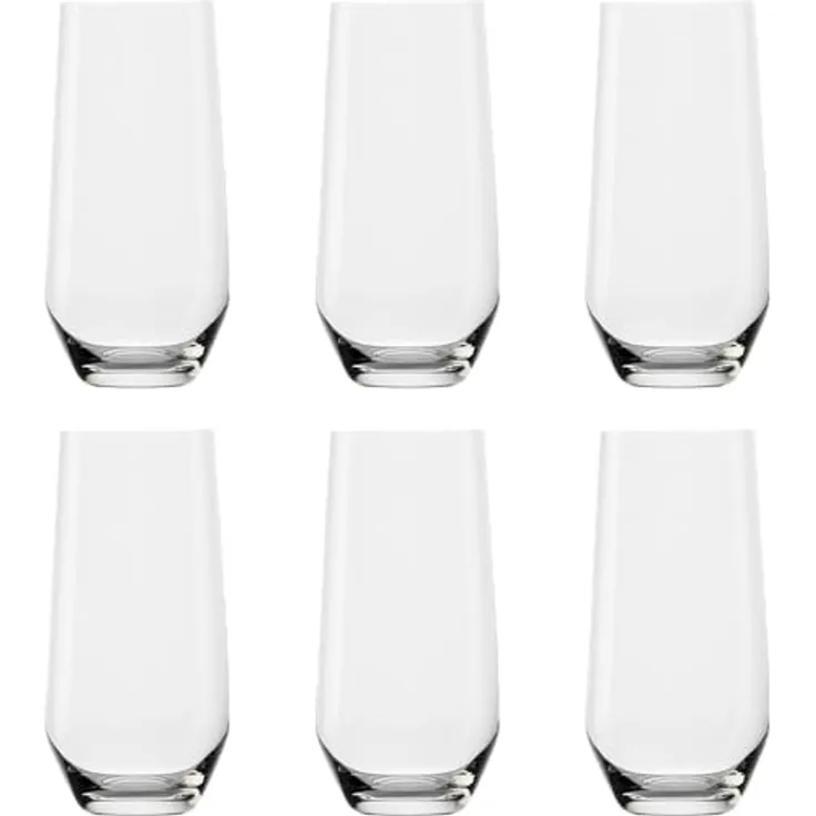 Stölzle Lausitz 6er Set Quatrophil Revolution Wassergläser 390ml Longdrink 3580012