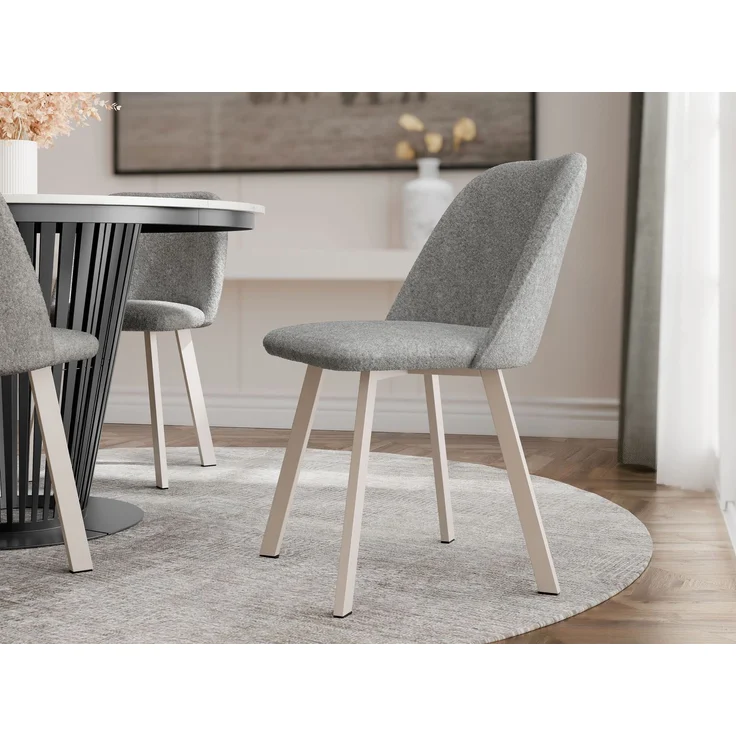 Mirjan24 Polsterstuhl K109 (Farbe: Fredo 35), 80 x 58 x 47 cm – Bild 2