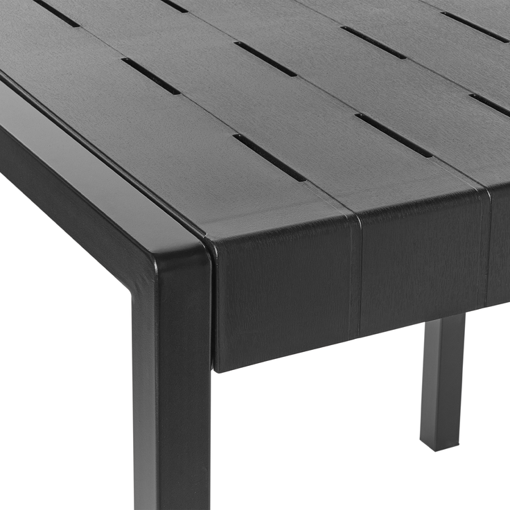 Gartentisch BARTICA 154 cm 84 cm Schwarz – Bild 5