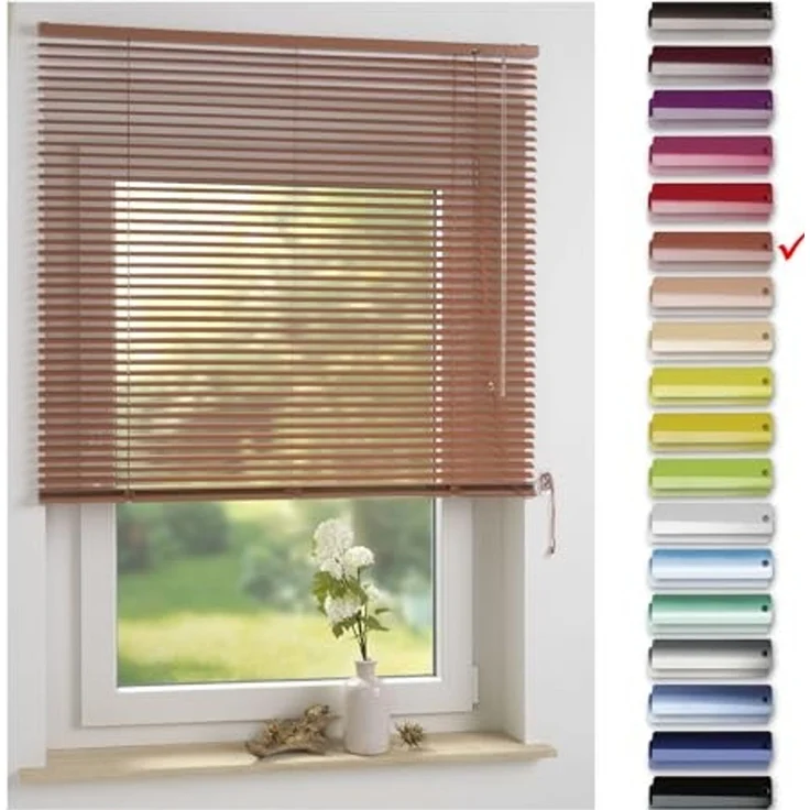 Liedeco Jalousie Aluminium-Jalousie, mit Bohren, freihängend, Aluminium – Bild 1