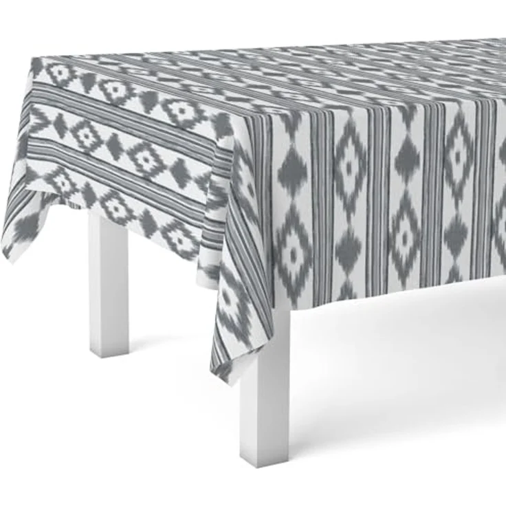 Martina Home Wachstuch-Tischdecke, Malorqui, Schwarz, 260 x 140 cm – Bild 1