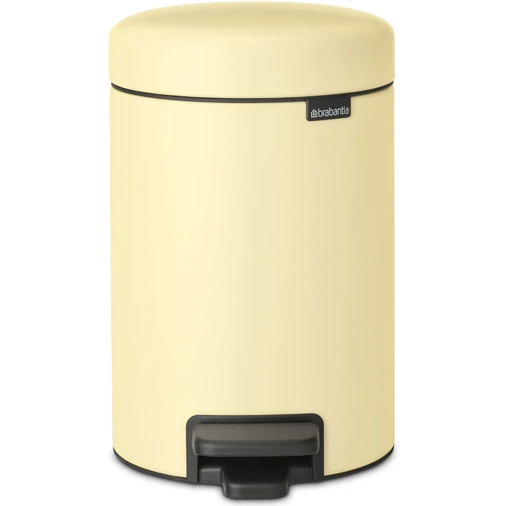 BRABANTIA Abfalleimer LBH 18x23.50x27 cm gelb Mülleimer Abfallsammler Abfallbehälter Abfalltrenner – Bild 1