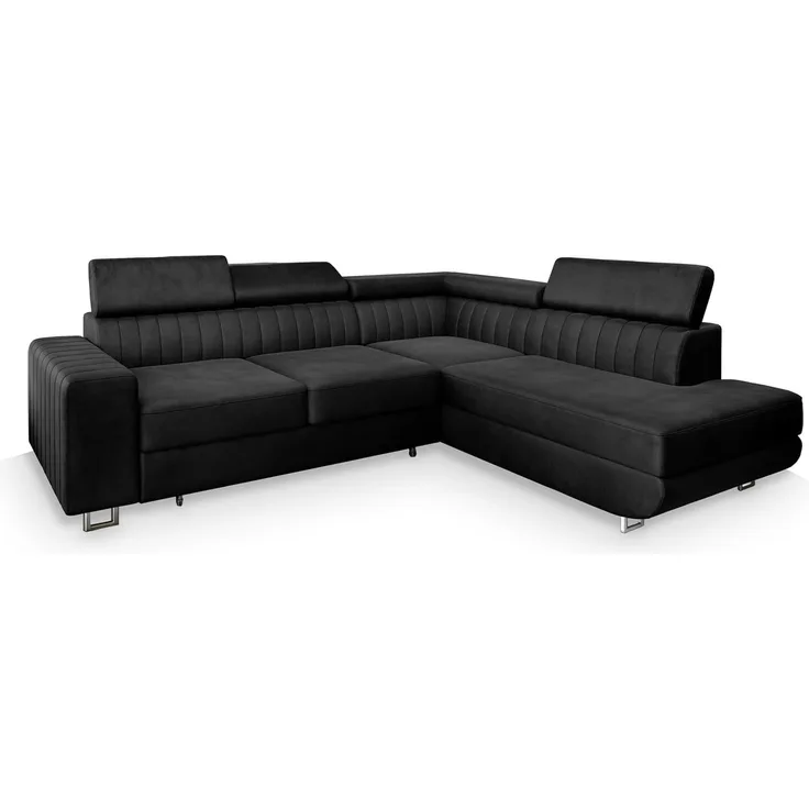 Masseno Ecksofa NOLA mit Schlaffunktion L-Form, Sofa mit Bettkasten