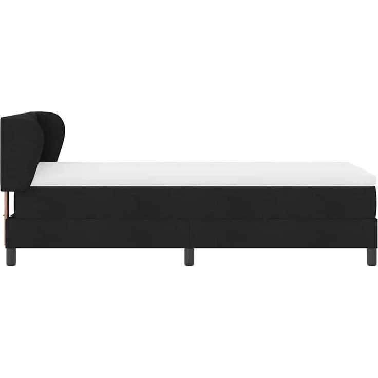 vidaXL Boxspringbett mit Kopfteil Schwarz 100 x 200 cm Stoff 3340075 – Bild 8