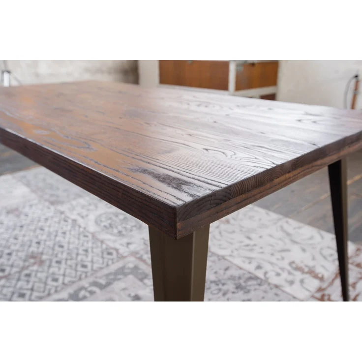 KAWOLA Esszimmertisch KELIO Tisch 120x80cm Holz/Metall – Bild 4