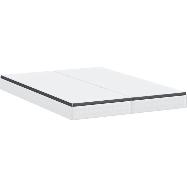 vidaXL Matratze 2 pcs Weiß und Grau 70 x 190 cm Bonell Feder 4106442 – Bild 5