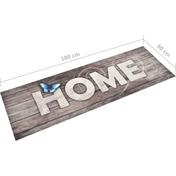 vidaXL Küchenbodenmatte Waschbar Home 60x180 cm 315974 – Bild 4